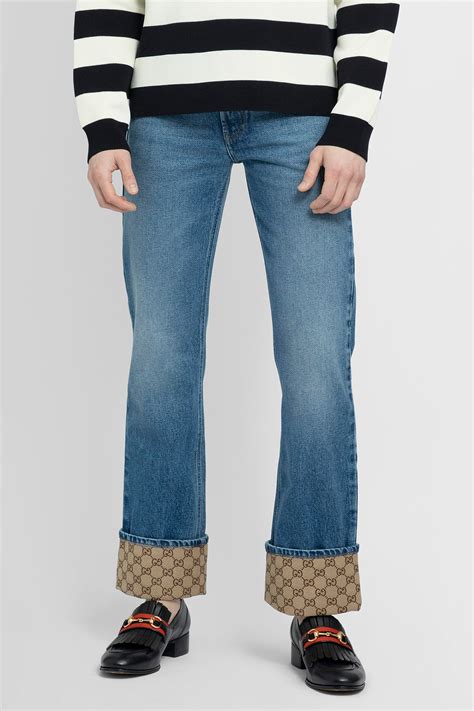 gucci denim trousers|gucci trousers sale.